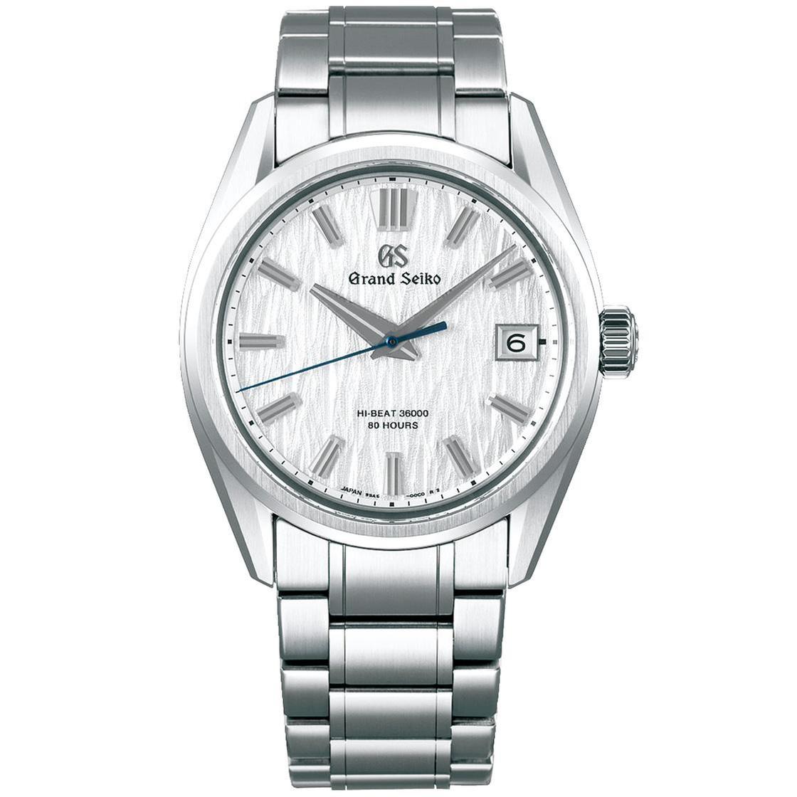 Men's Grand Seiko Heritage Watch, White Dial Stainless Steel SLGH
