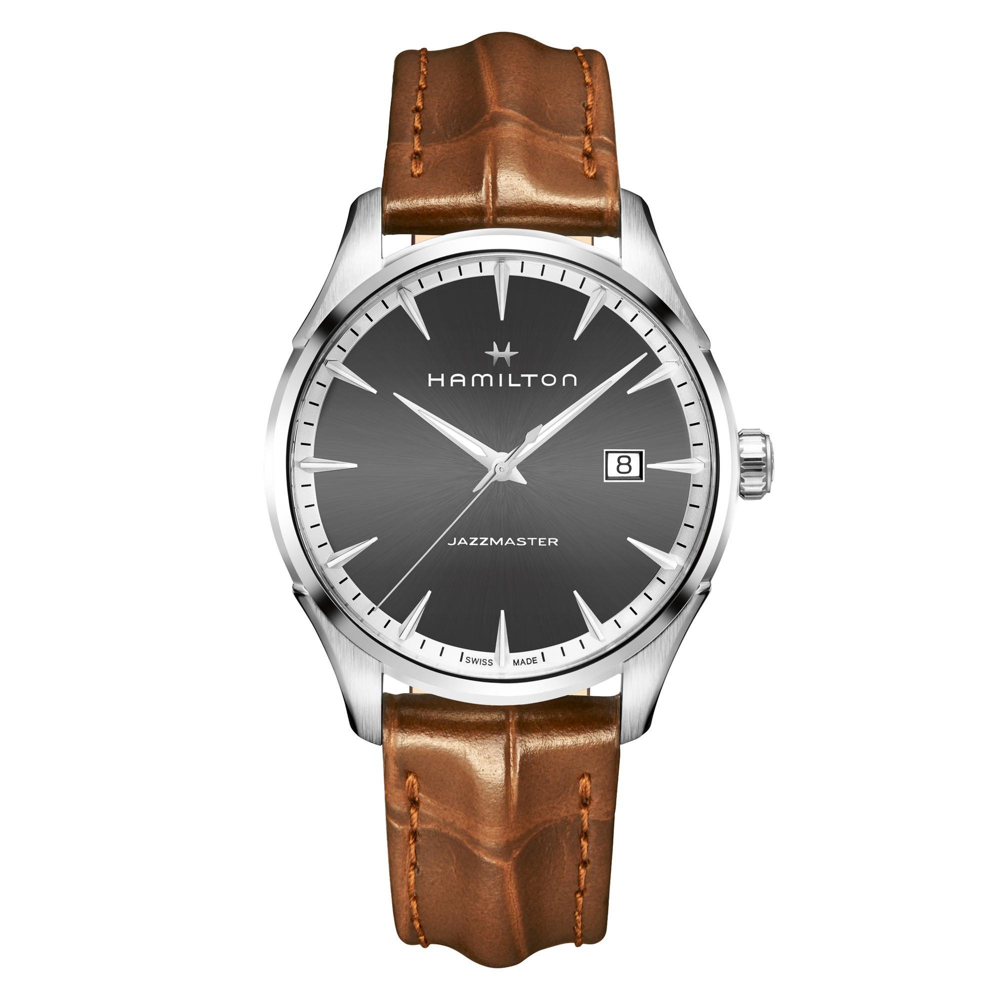 Men's  Jazzmaster Grey Dial Watch - Hamilton H32451581