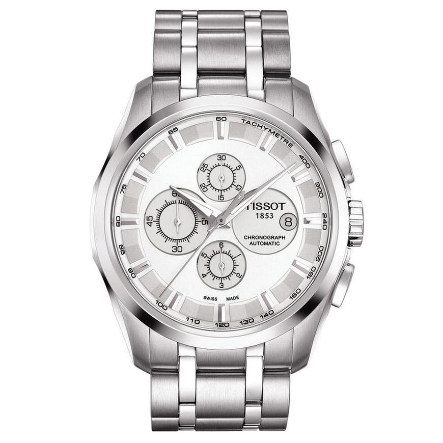 Men's Tissot Couturier Automatic Chronograph Stainless Steel Watc