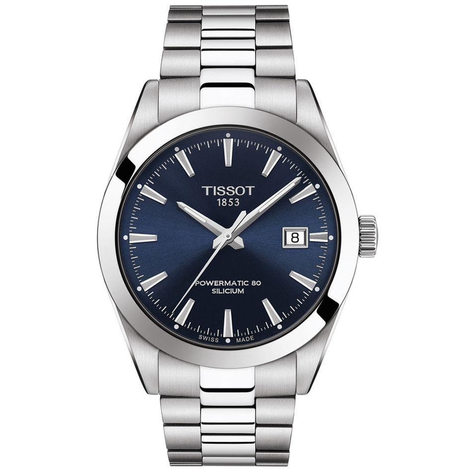 Men's Tissot T-Classic Gentleman Powermatic 80 Silicium Stainless
