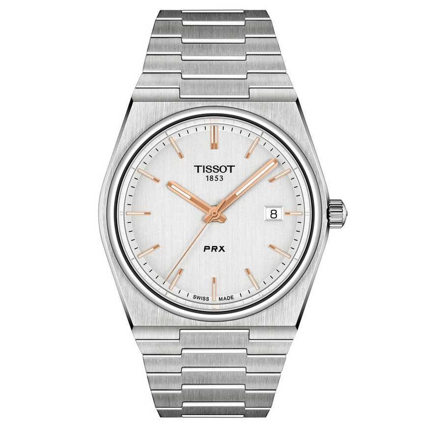 Men's Tissot T-Classic PRX Silver Dial Stainless Steel Watch T137