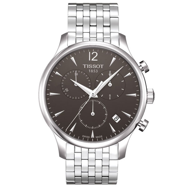 Men's Tissot Tradition Black Chrono Classic Watch T0636171106700