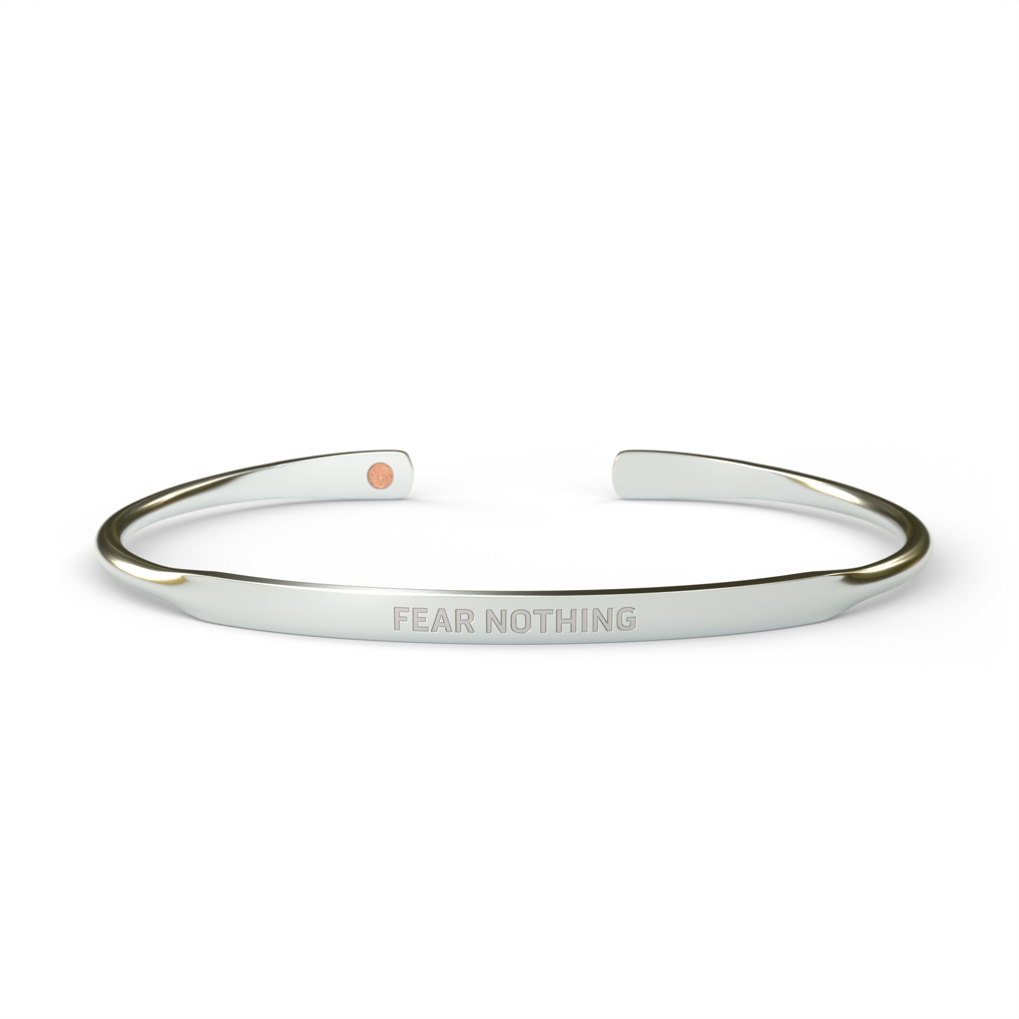 Metal Alchemist Fear Nothing Sterling Silver Wire Cuff Bracelet Bracelet Length Standard 675in 138$