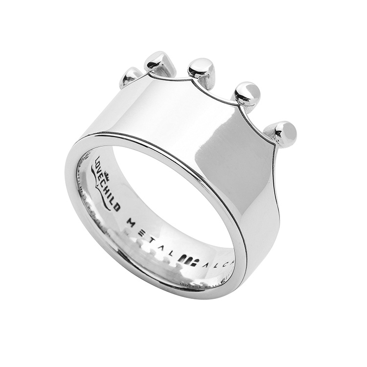 Metal Alchemist Women's  Lovechild by Snoop Dogg Broadus Sterling Silver Ring  Ring Size: 10