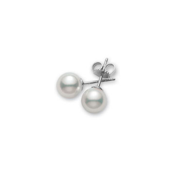 Mikimoto  6-6.5mm Akoya Cultured Pearl Stud Earrings