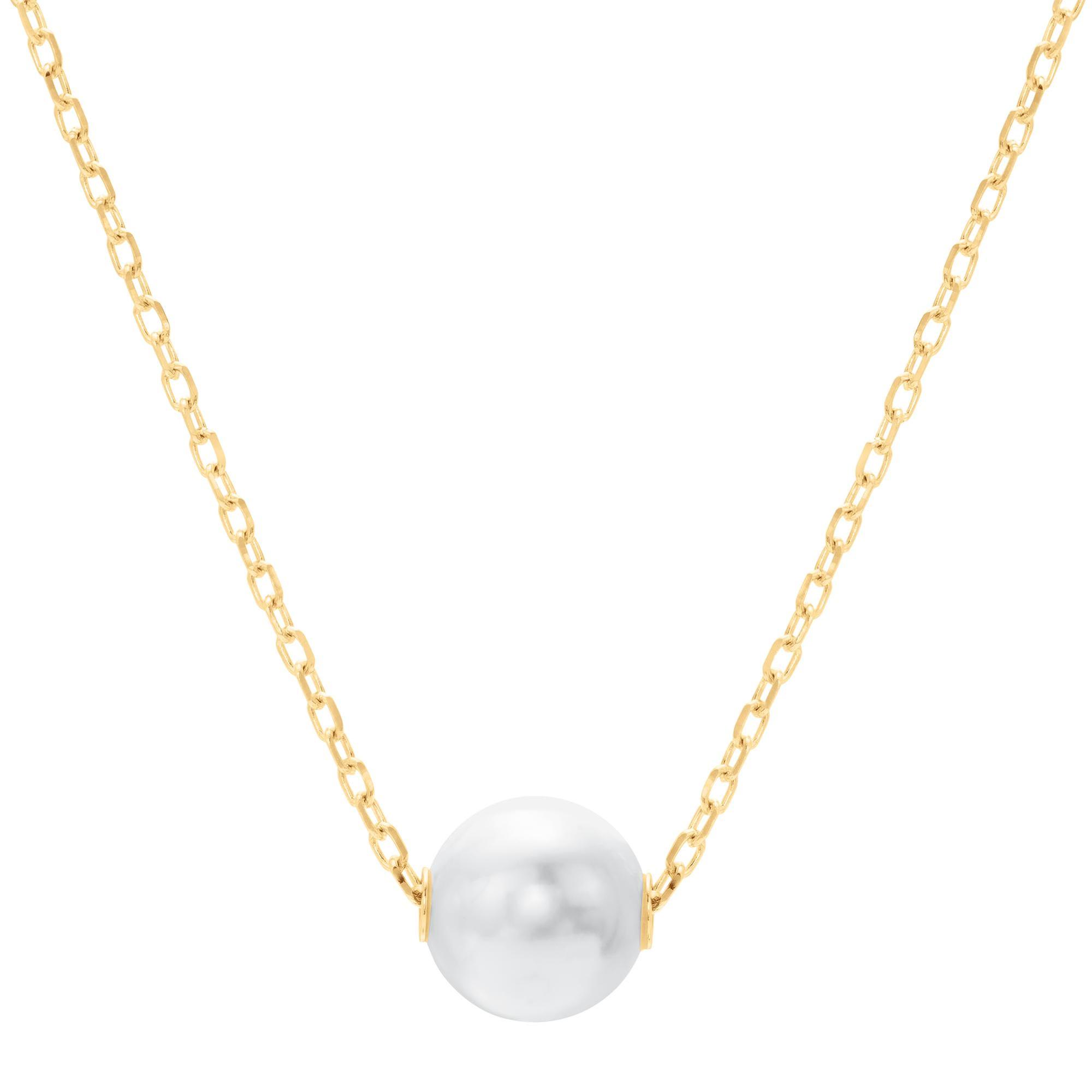 Mikimoto  Akoya Cultured Pearl Pendant in Yellow Gold