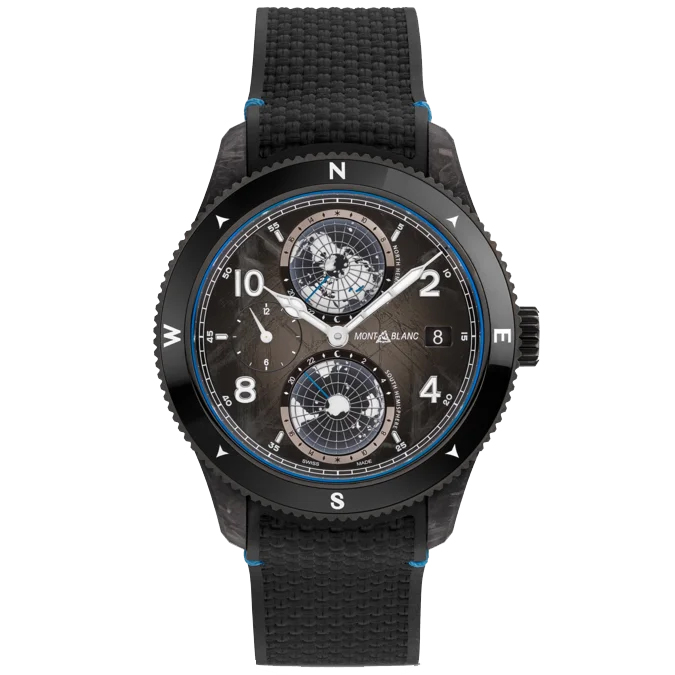 Montblanc  1858 Geosphere CARBO2 Oxygen Limited Edition Watch 43.5mm - 132300