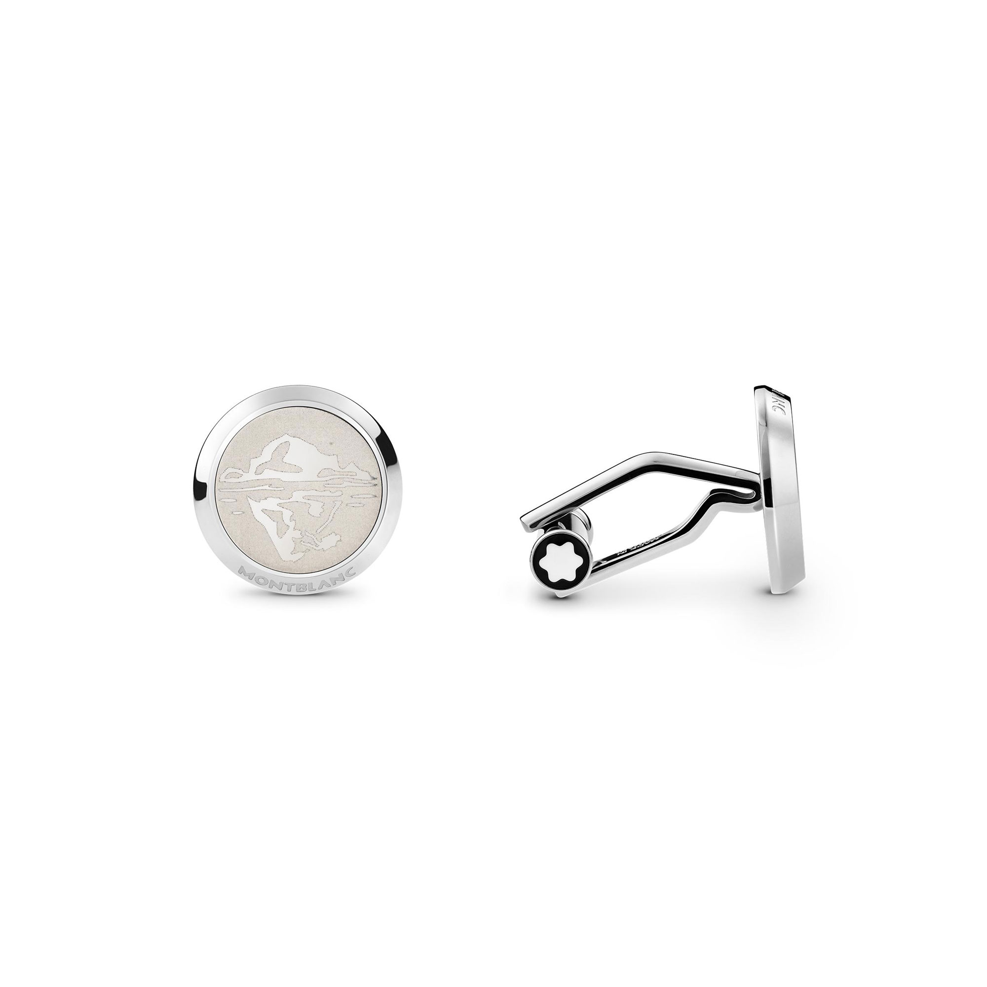 Montblanc 1858 Ice Sea Cufflinks 350$