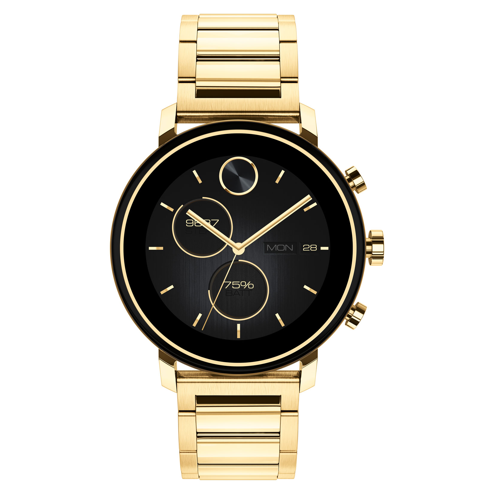 Connect 2.0 Touchscreen Gold-Tone Stainless Steel Bracelet Watch 42mm - Movado 3660036