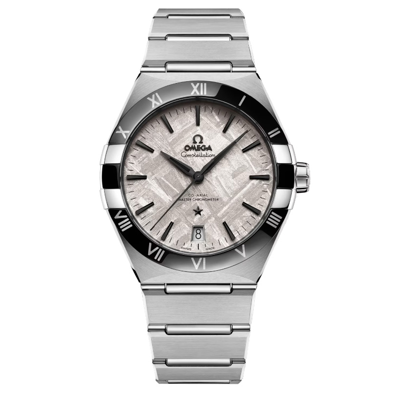 Omega Constellation CoAxial Master Chronometer Meteorite Dial Stainless Steel Watch 41mm  O13130412199001
