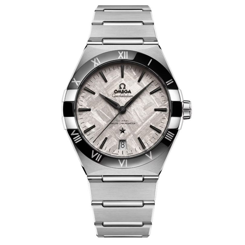 Omega Constellation CoAxial Master Chronometer Meteorite Dial Stainless Steel Watch 41mm O13130412199001