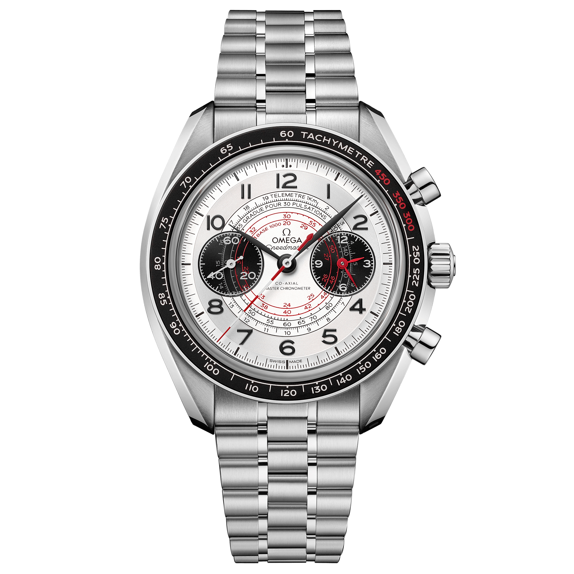 Speedmaster Chronoscope Co-Axial Master Chronometer Chronograph Stainless Steel Bracelet Watch | 43mm | - OMEGA O32930435102002