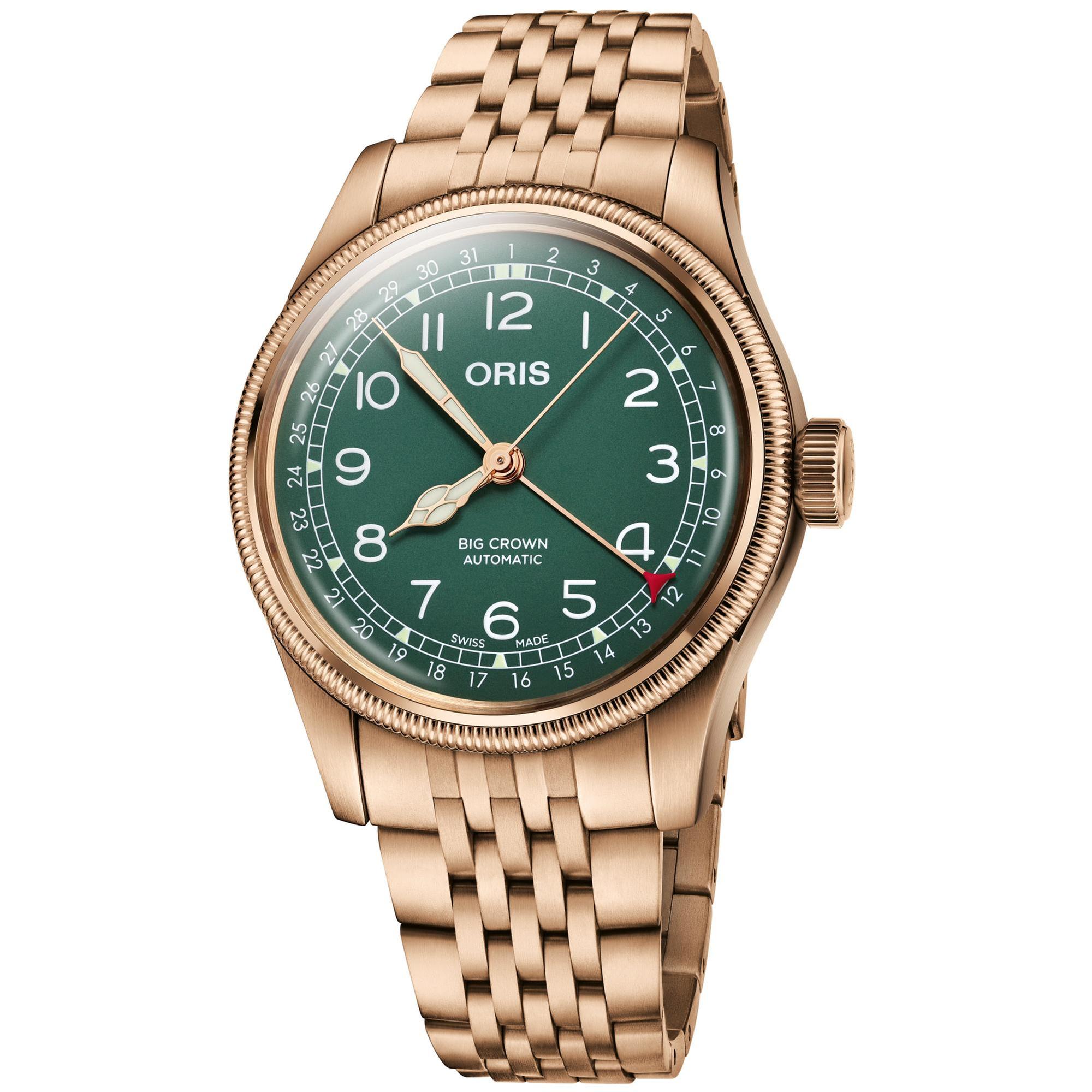 Big Crown Bronze Pointer Date Green Dial Watch | - Oris 01 754 7741 3167-07 8 20 01