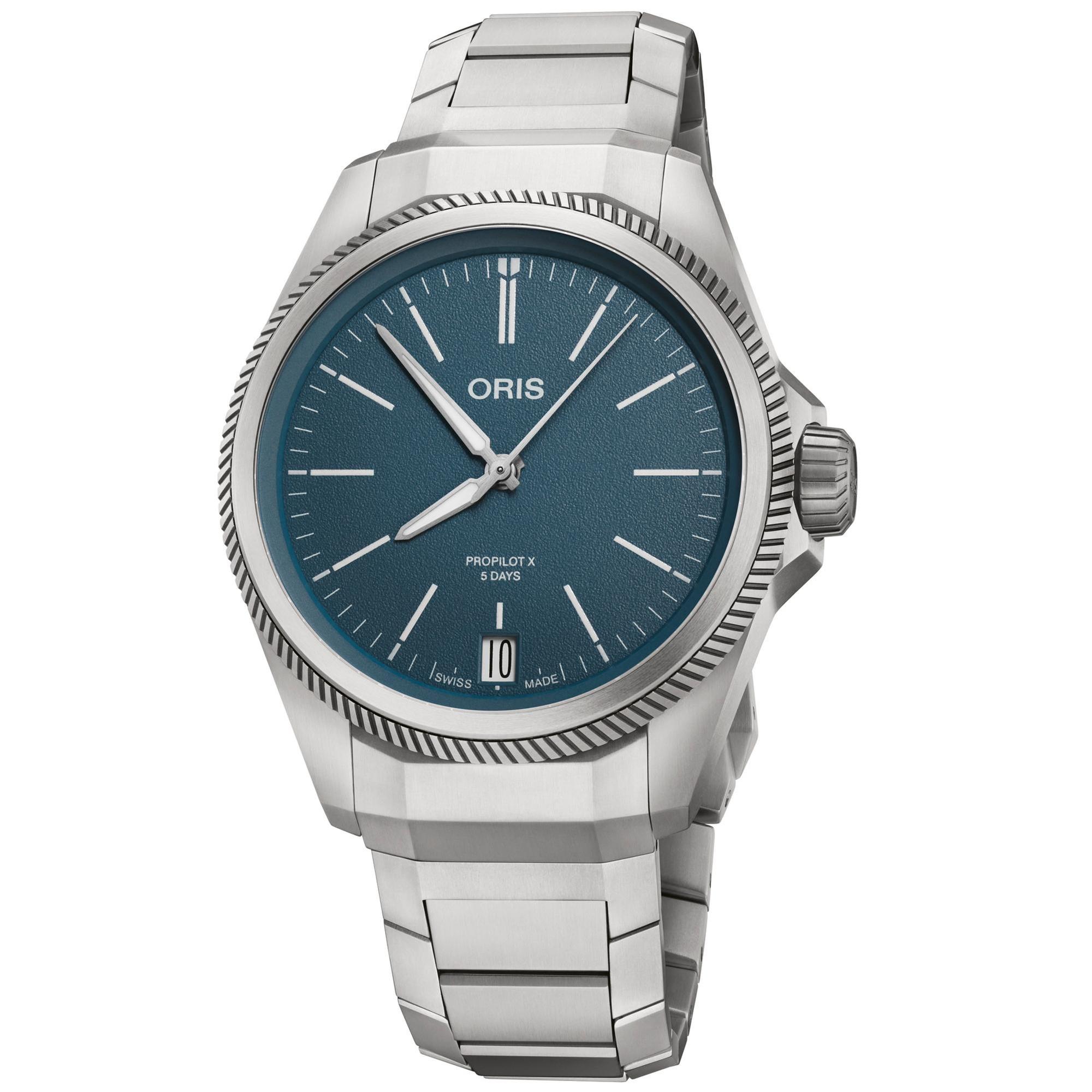 Oris ProPilot X Caliber 400 Blue Dial Titanium Watch | 01 400 777