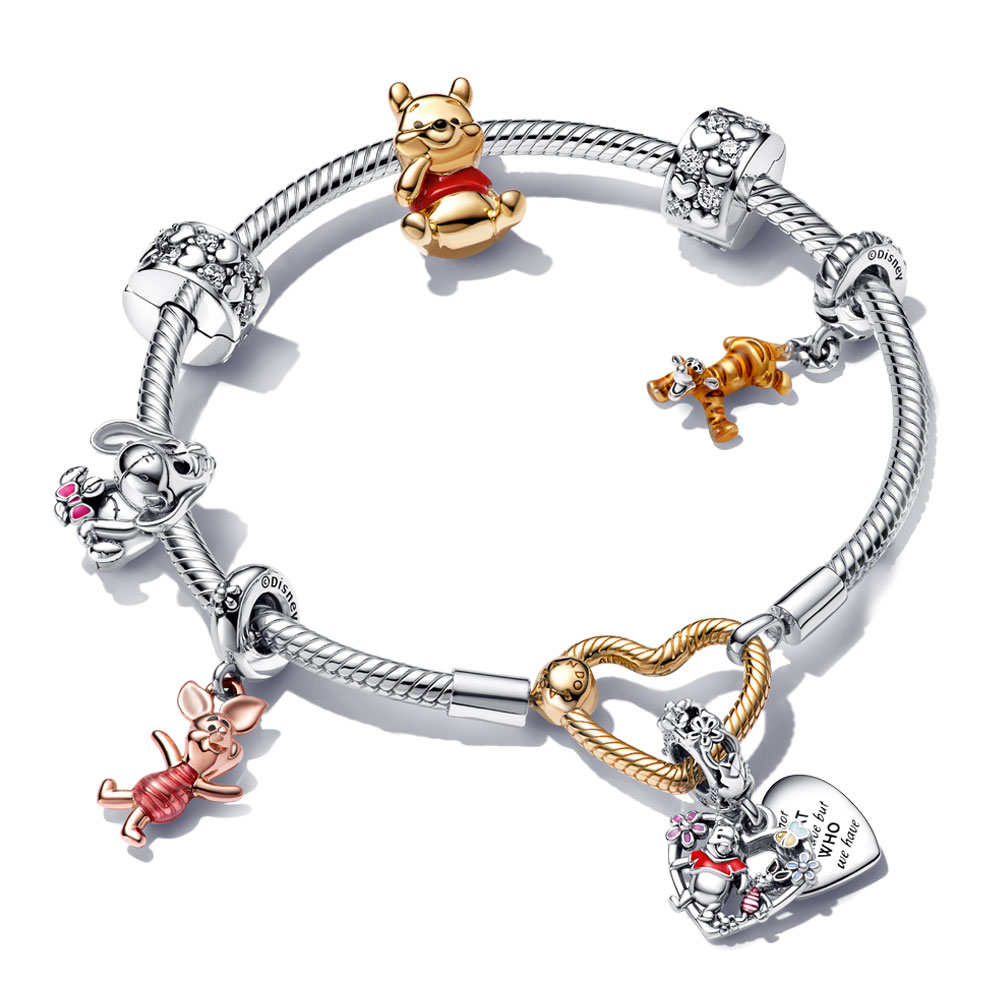 recurso Comparación Metro Pandora - Disney, Winnie the Pooh Charm Bracelet Set | 7.5 Inches | REEDS  Jewelers