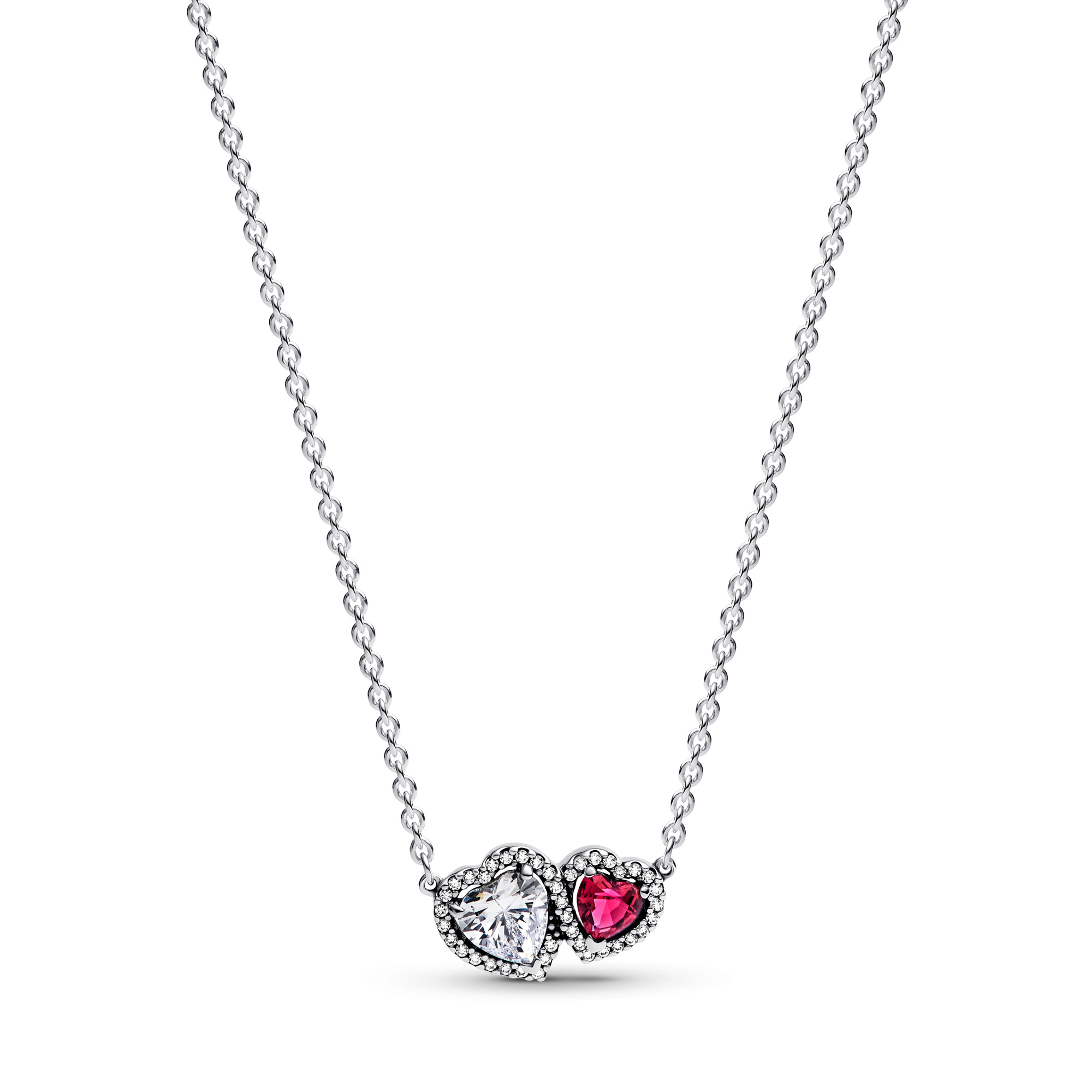 Pandora  Halo Hearts Pendant Necklace