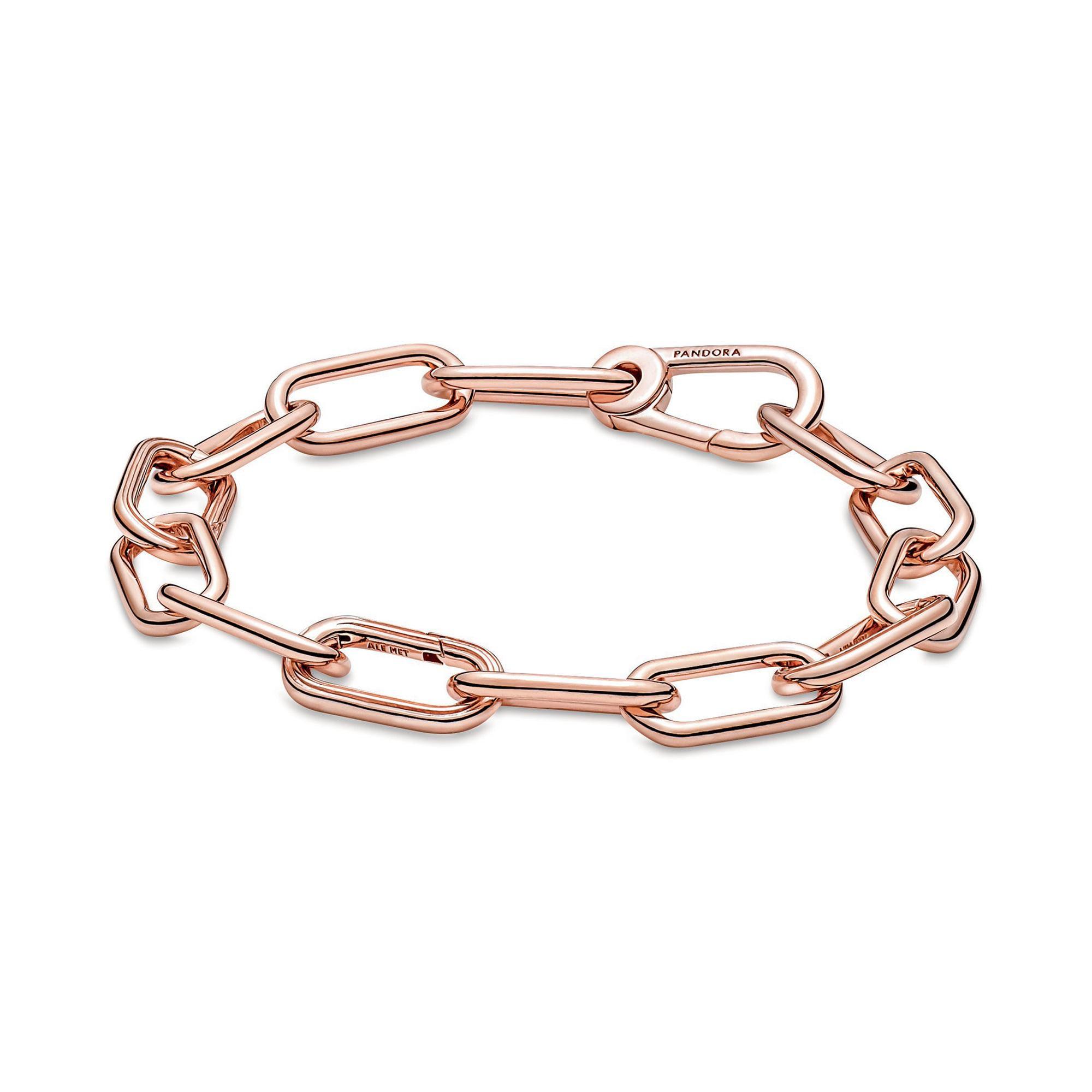 Pandora ME Link Chain Bracelet, Rose Gold-Plated - 6.9inches