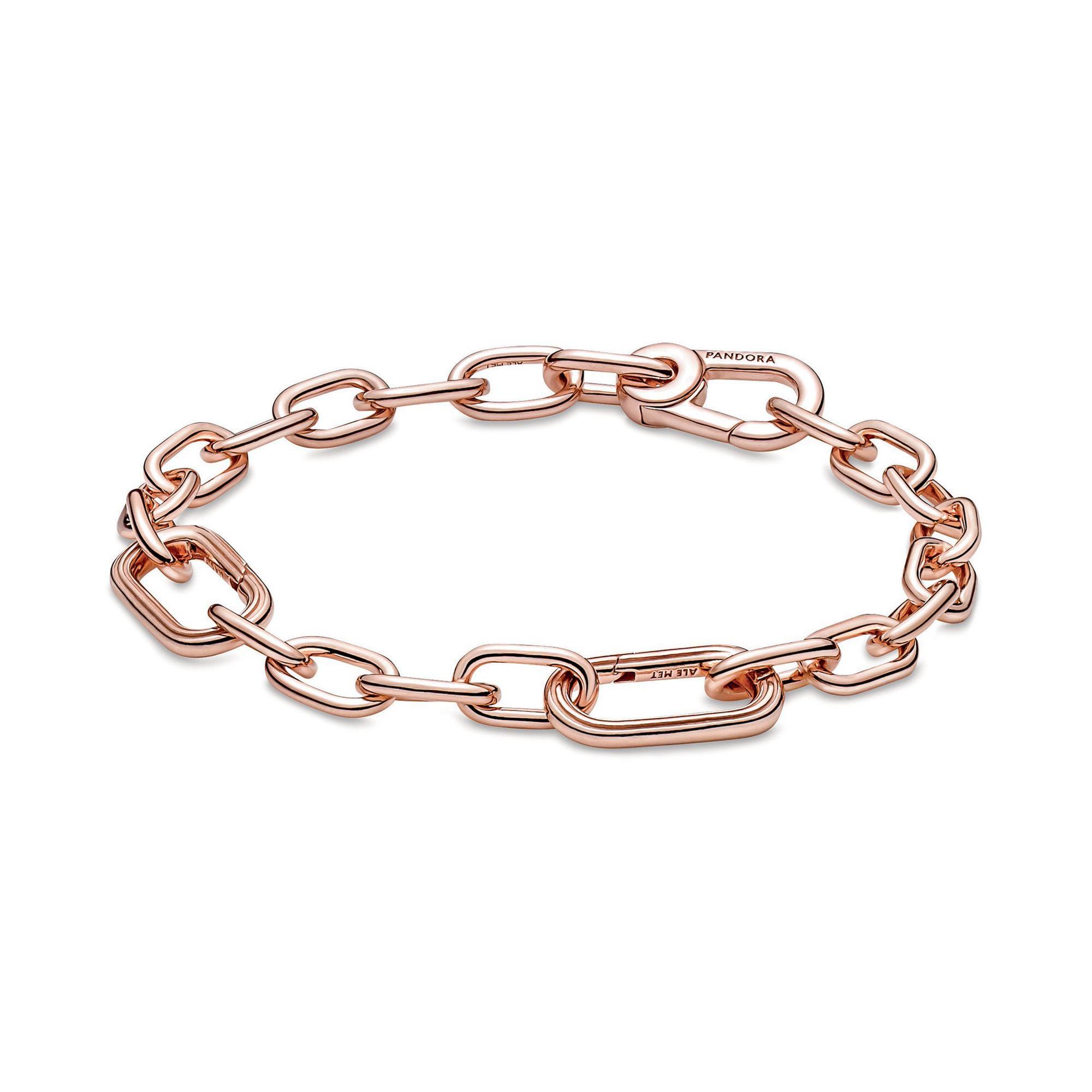 Pandora ME Link Chain Bracelet, Rose Gold-Plated - 7.9inches