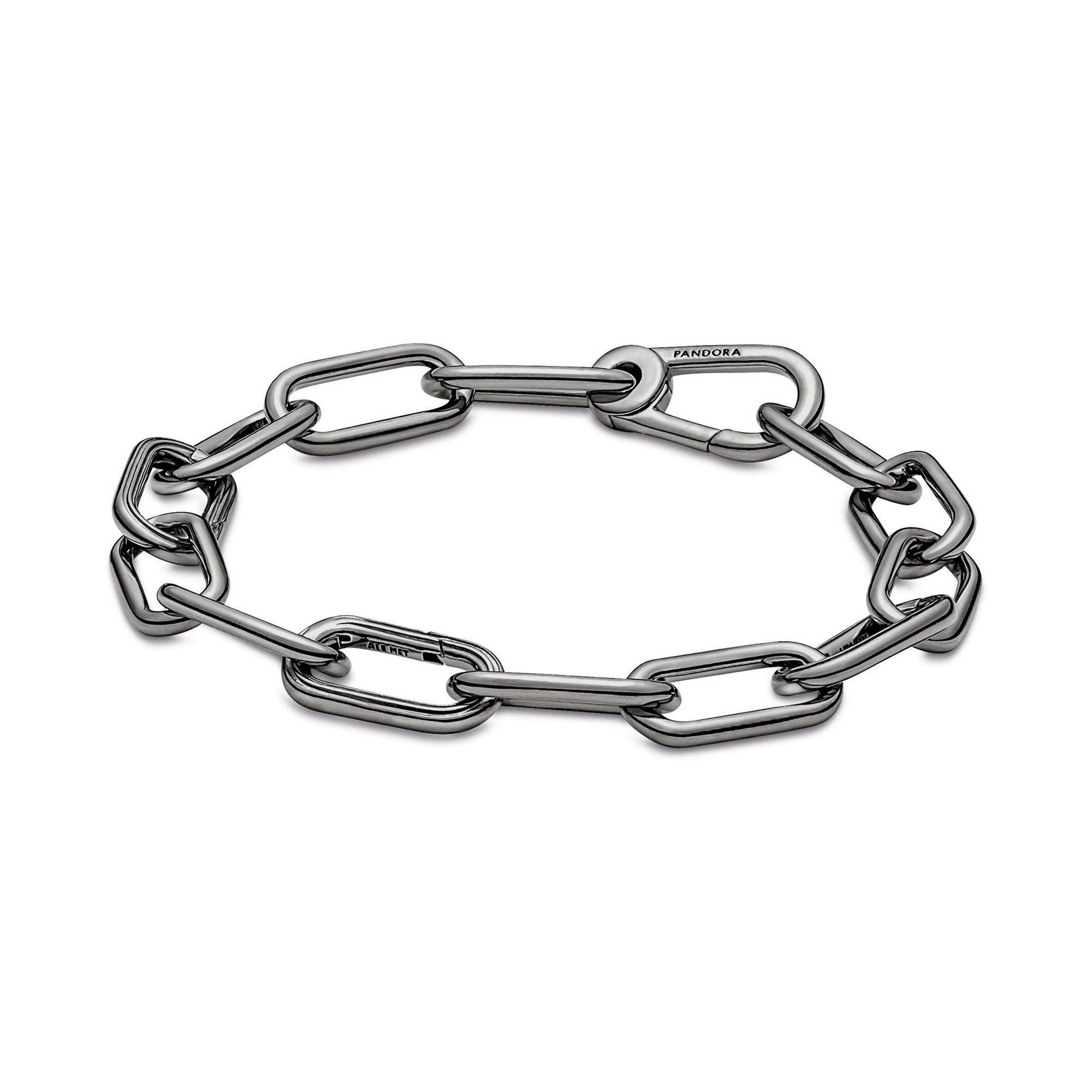 Pandora  ME Link Chain Bracelet  Ruthenium-Plated - 7.9inches