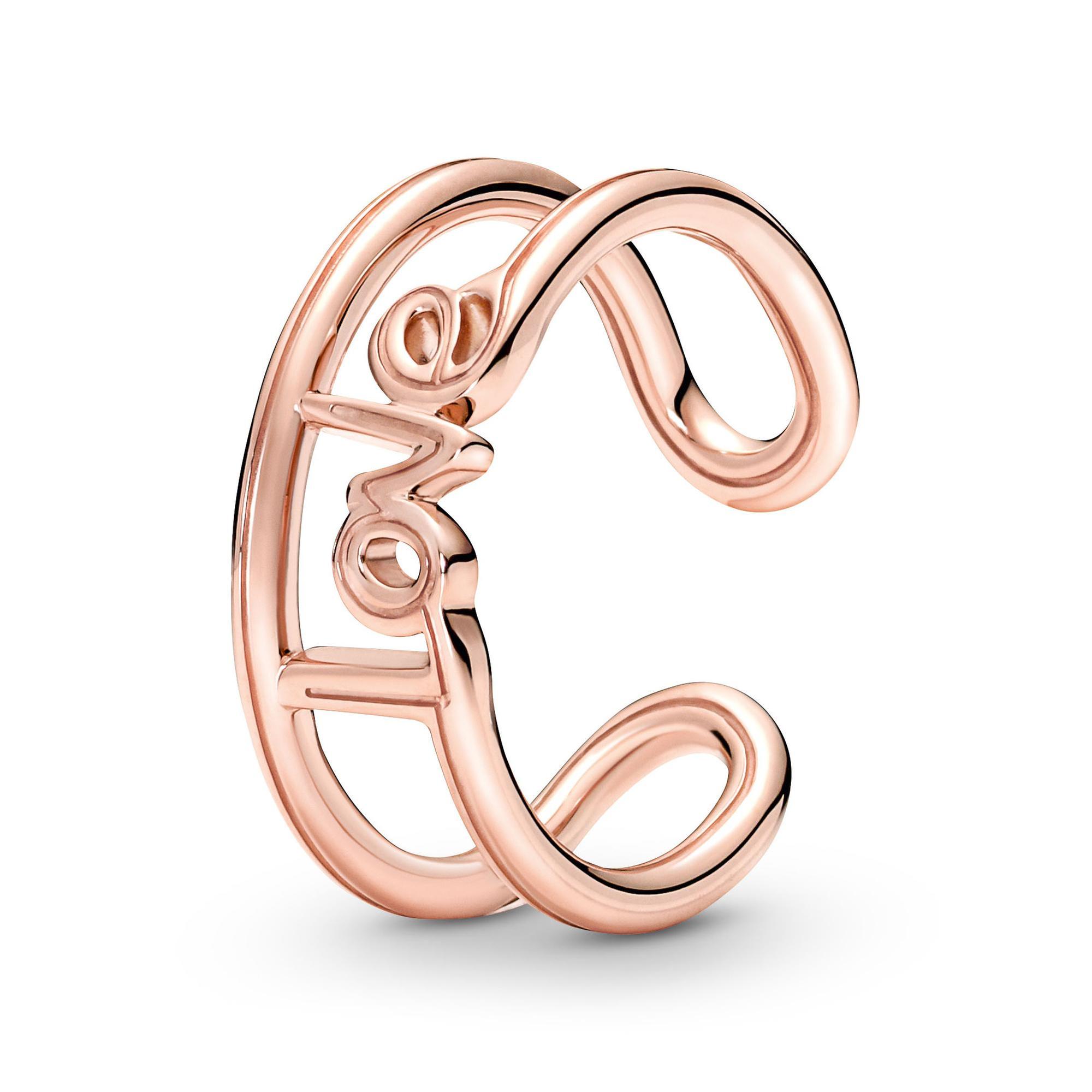 Pandora ME Love Open Ring, Rose Gold-Plated - Size 3.75