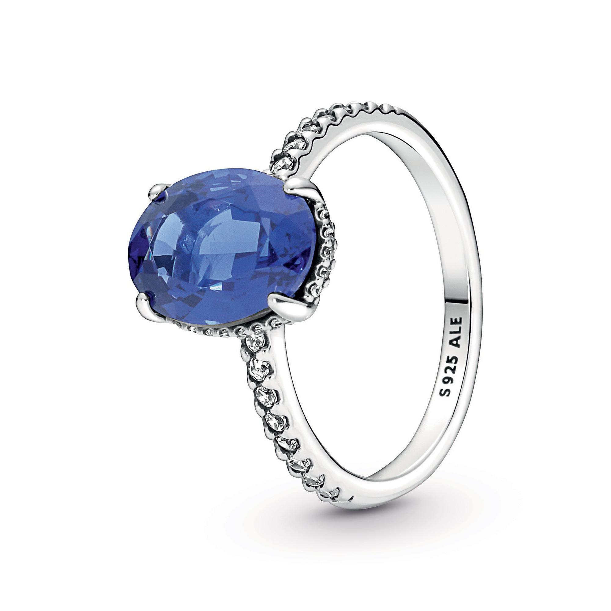 Pandora Women's Sparkling Statement Halo Ring Ring Size: 4.5