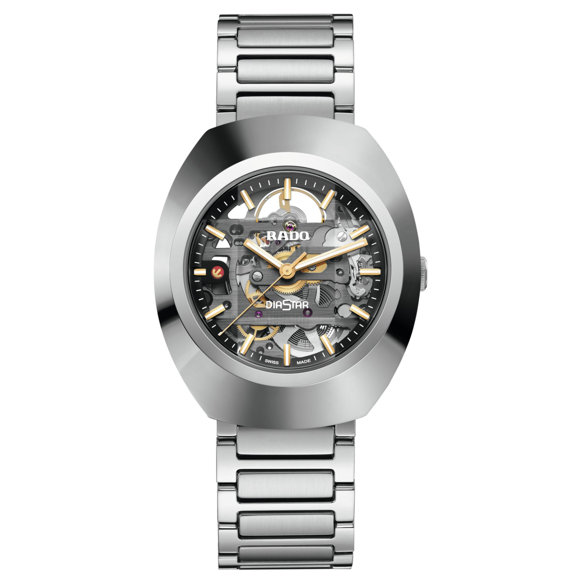 DiaStar Original Stainless Steel Bracelet Watch | 38mm | - Rado R12162153