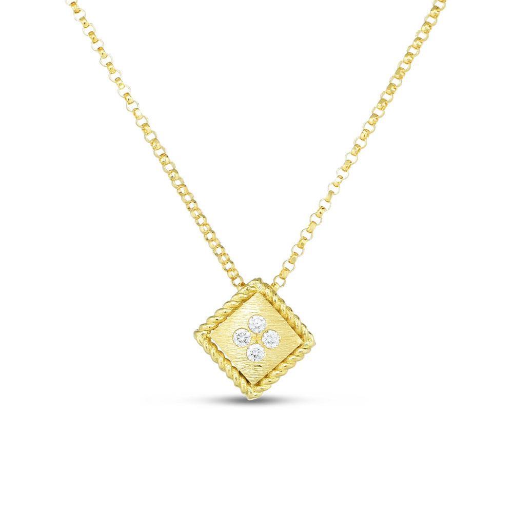 Roberto Coin Palazzo Ducale Diamond Pendant Necklaces 1/20ctw
