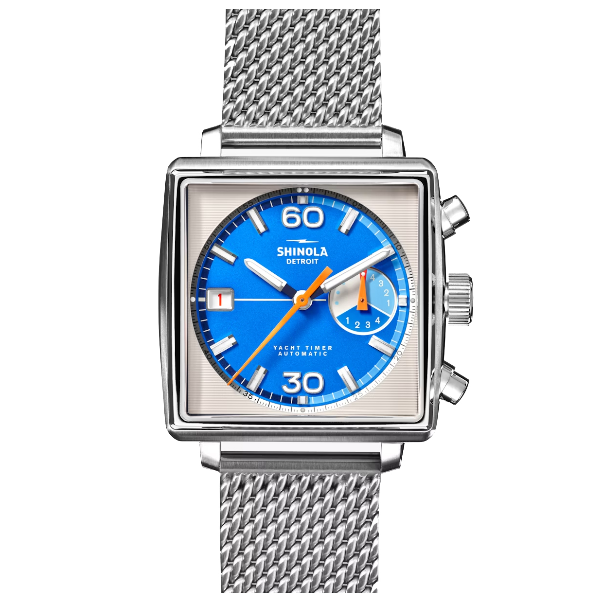 Shinola The Mackinac Automatic Yachting Chronograph Square Case Stainless Steel Watch 40mm - S0120267029 2920$