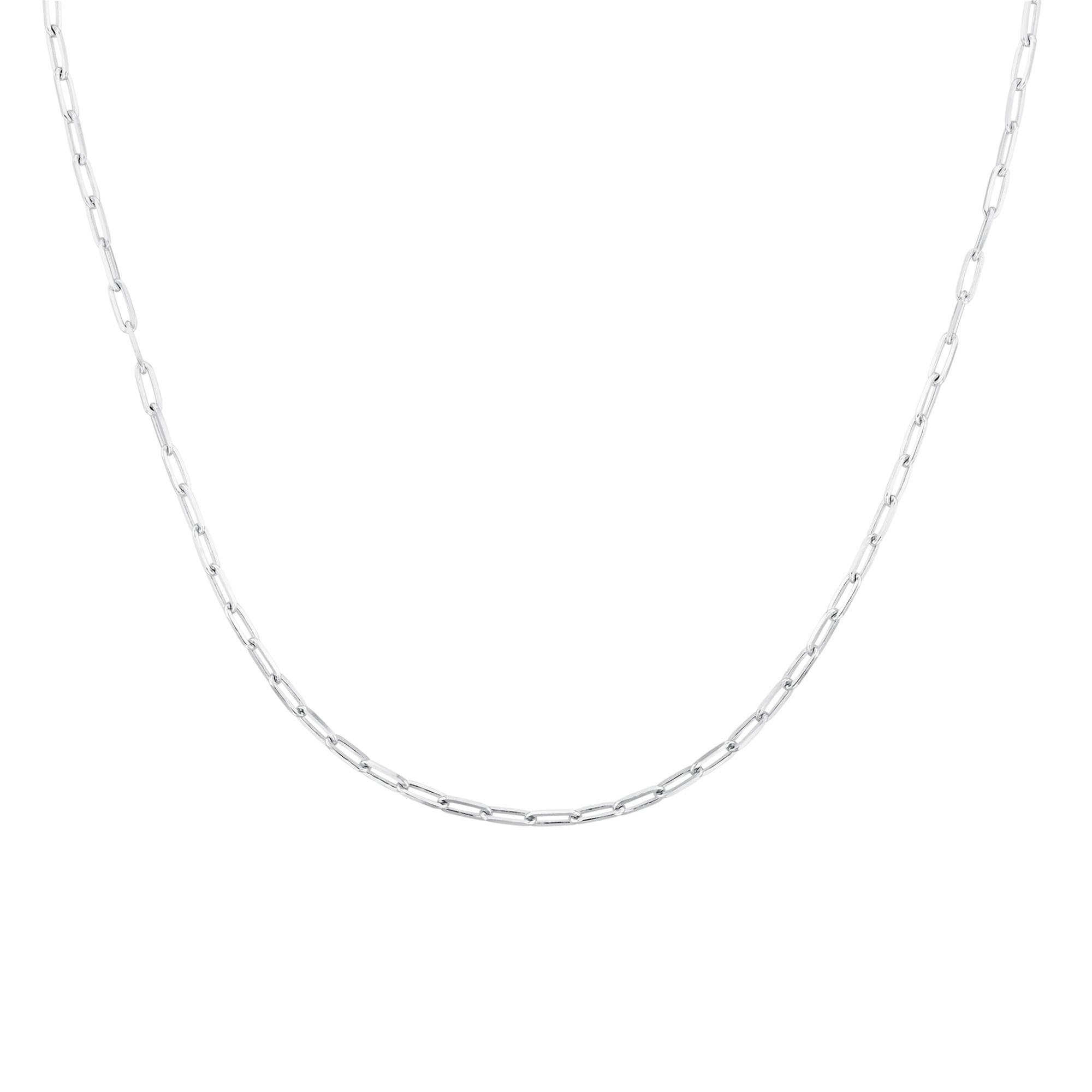 Sterling Silver Paperclip Large Link Chain Necklace | 2.6mm | 18 