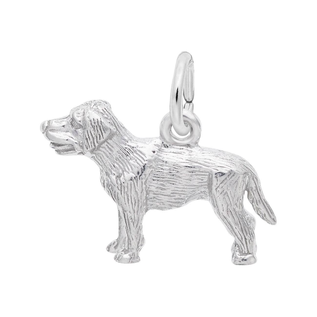 Sterling Silver Small Labrador Retriever Dog 3D Charm -  REEDS, 10240401000