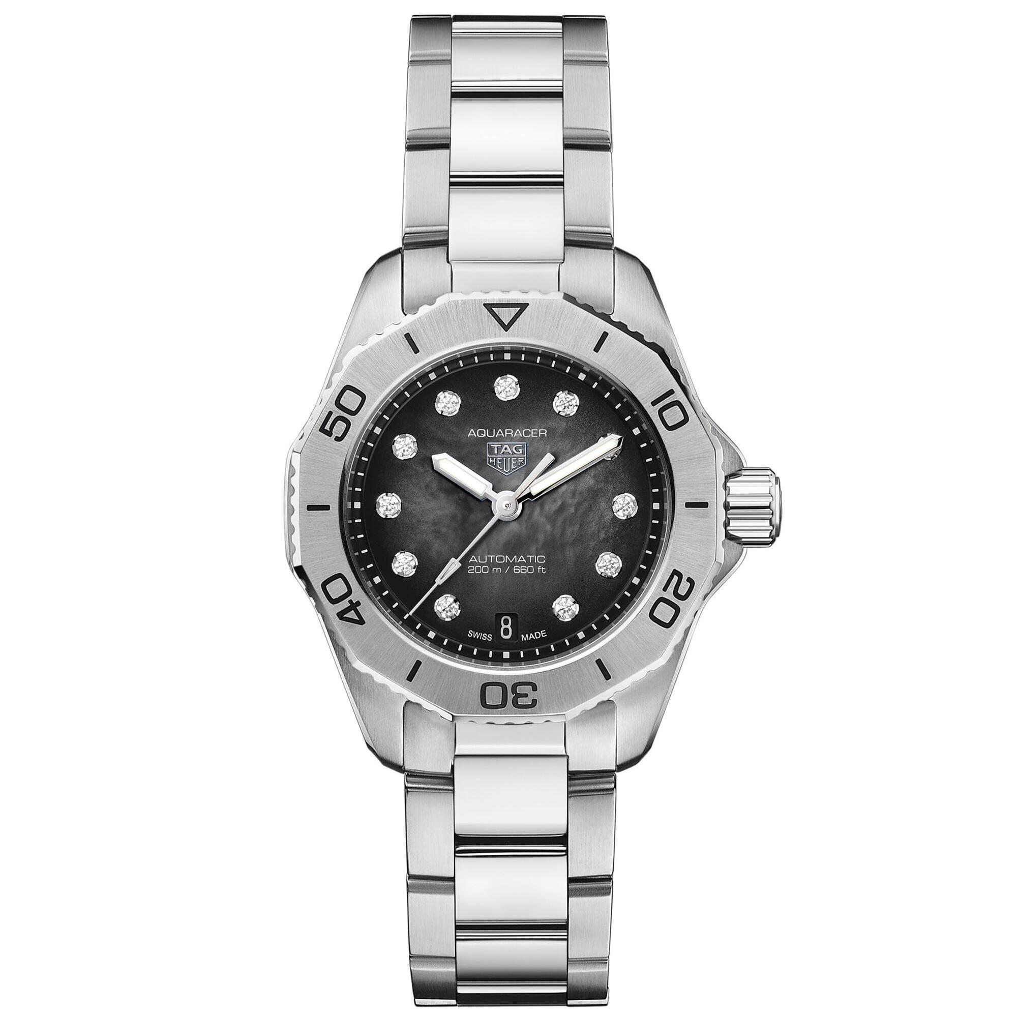 TAG Heuer AQUARACER Professional 200 Date Automatic Diamond Black