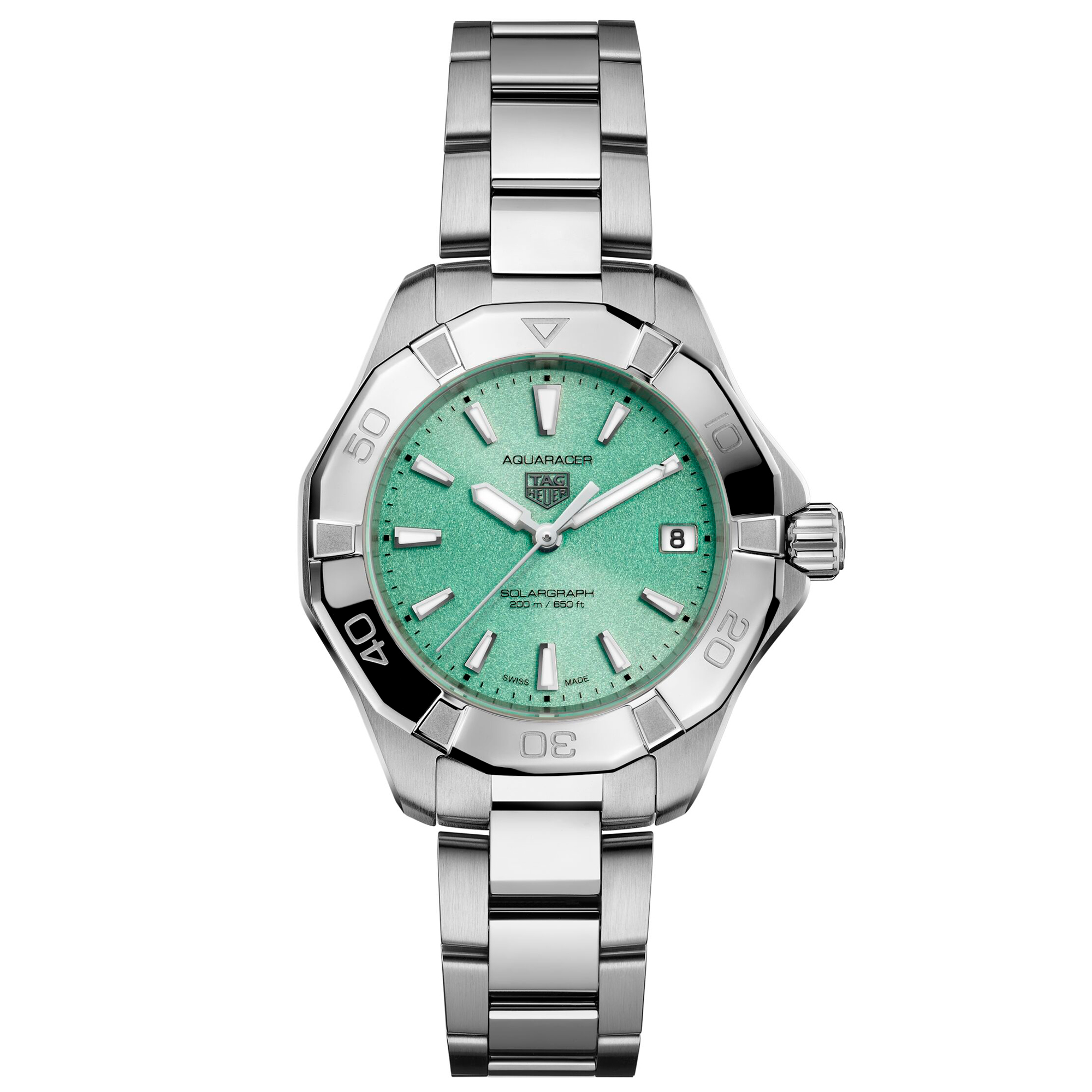 Tag Heuer  AQUARACER Professional 200 Solargraph Stainless Steel Watch 34mm - WBP1315.BA0005