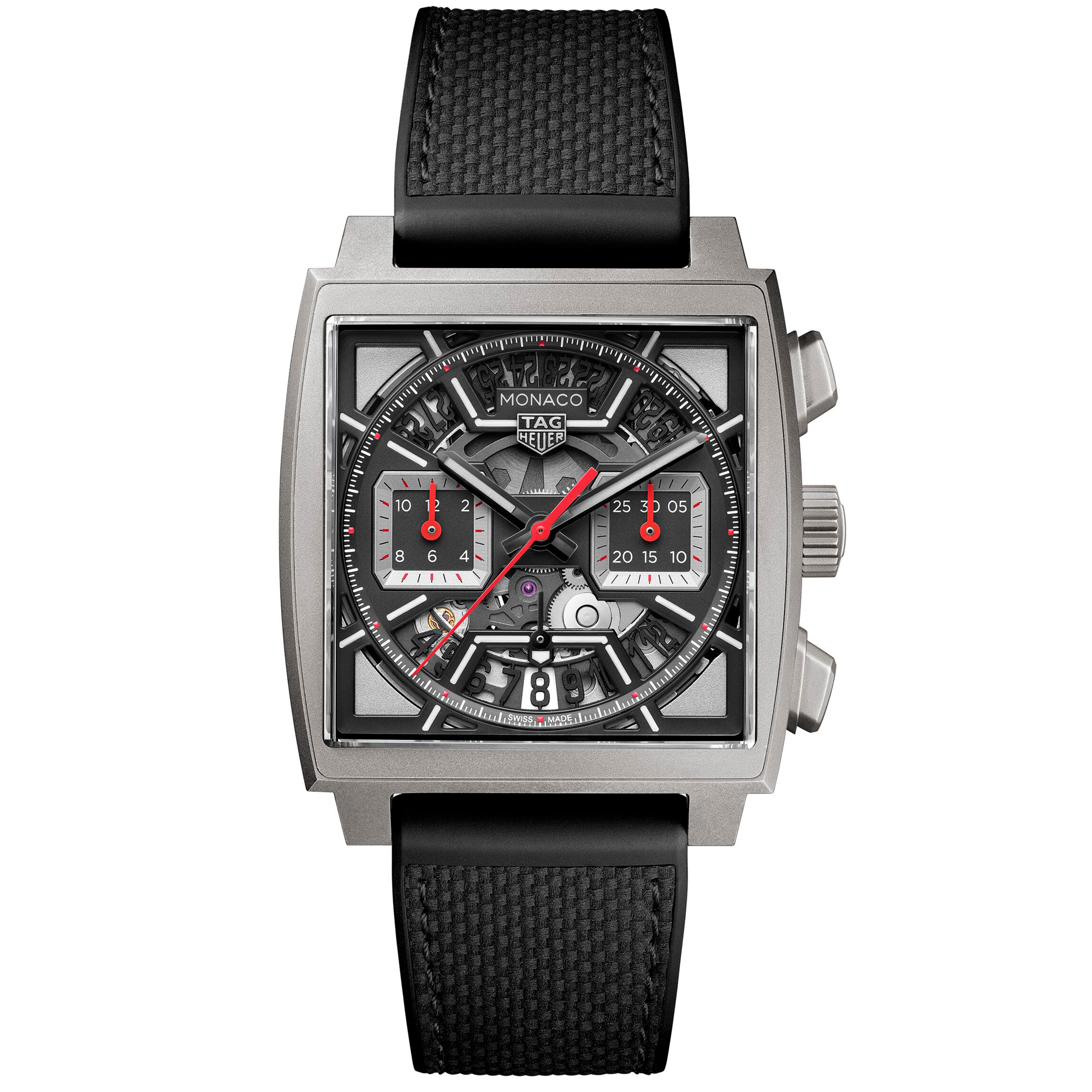 TAG Heuer MONACO Calibre HEUER 02 Automatic Chronograph Limited Edition Watch 39mm - CBL2183.FT6236