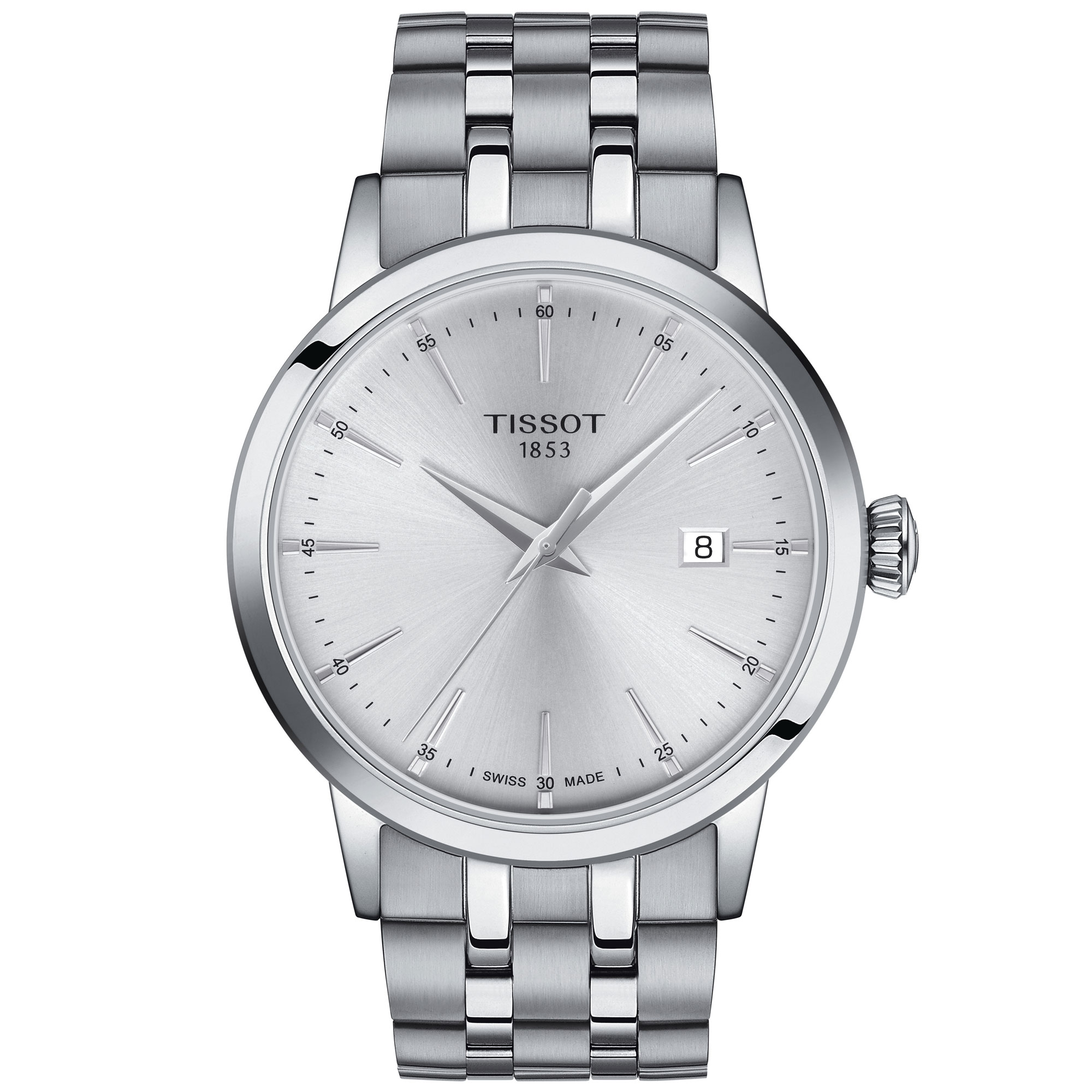 Tissot T-Classic Dream Silver-Tone Dial Stainless Steel Watch 42mm - T1294101103100 350$