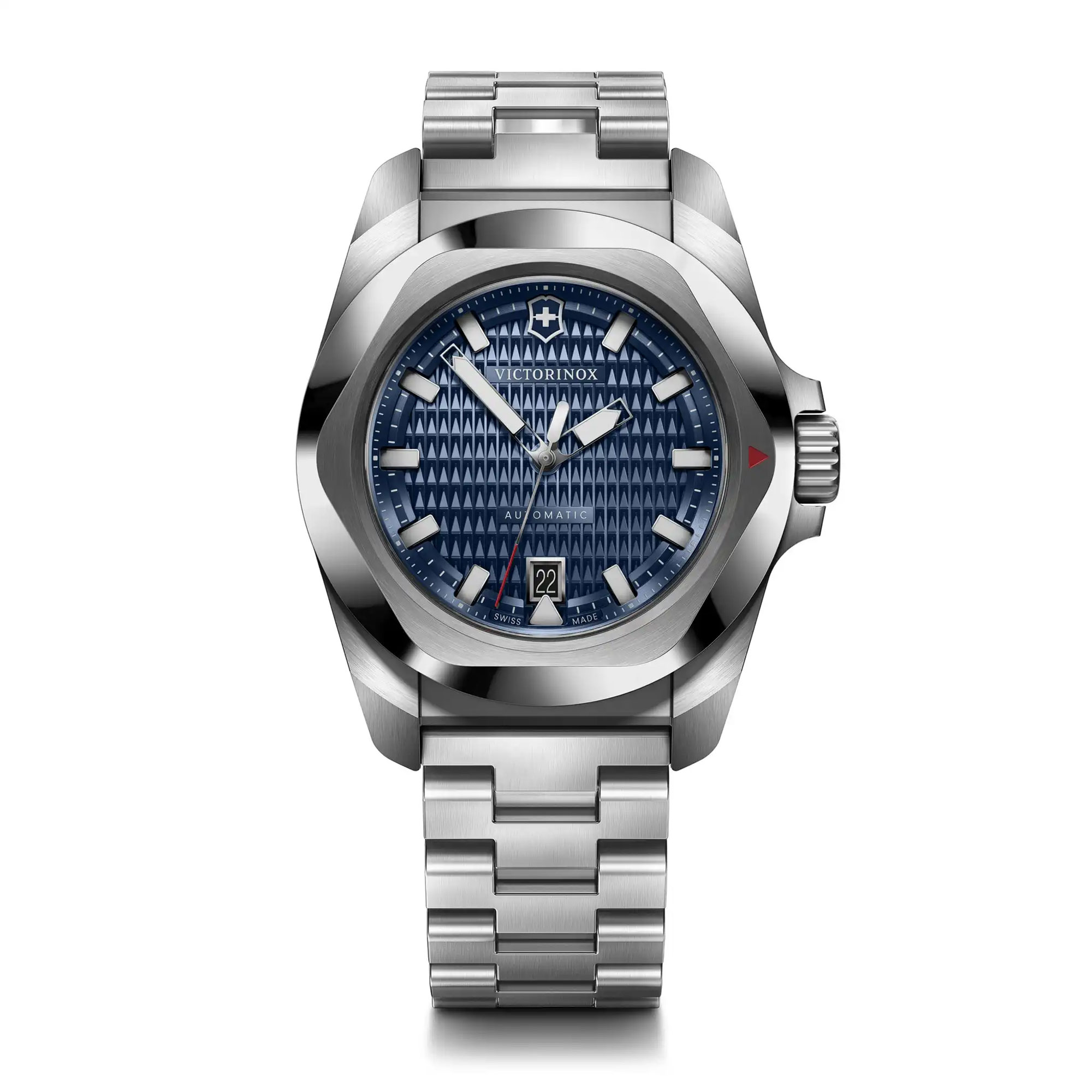 Victorinox  I.N.O.X. Automatic Blue Dial Stainless Bracelet Watch 41mm - 242020
