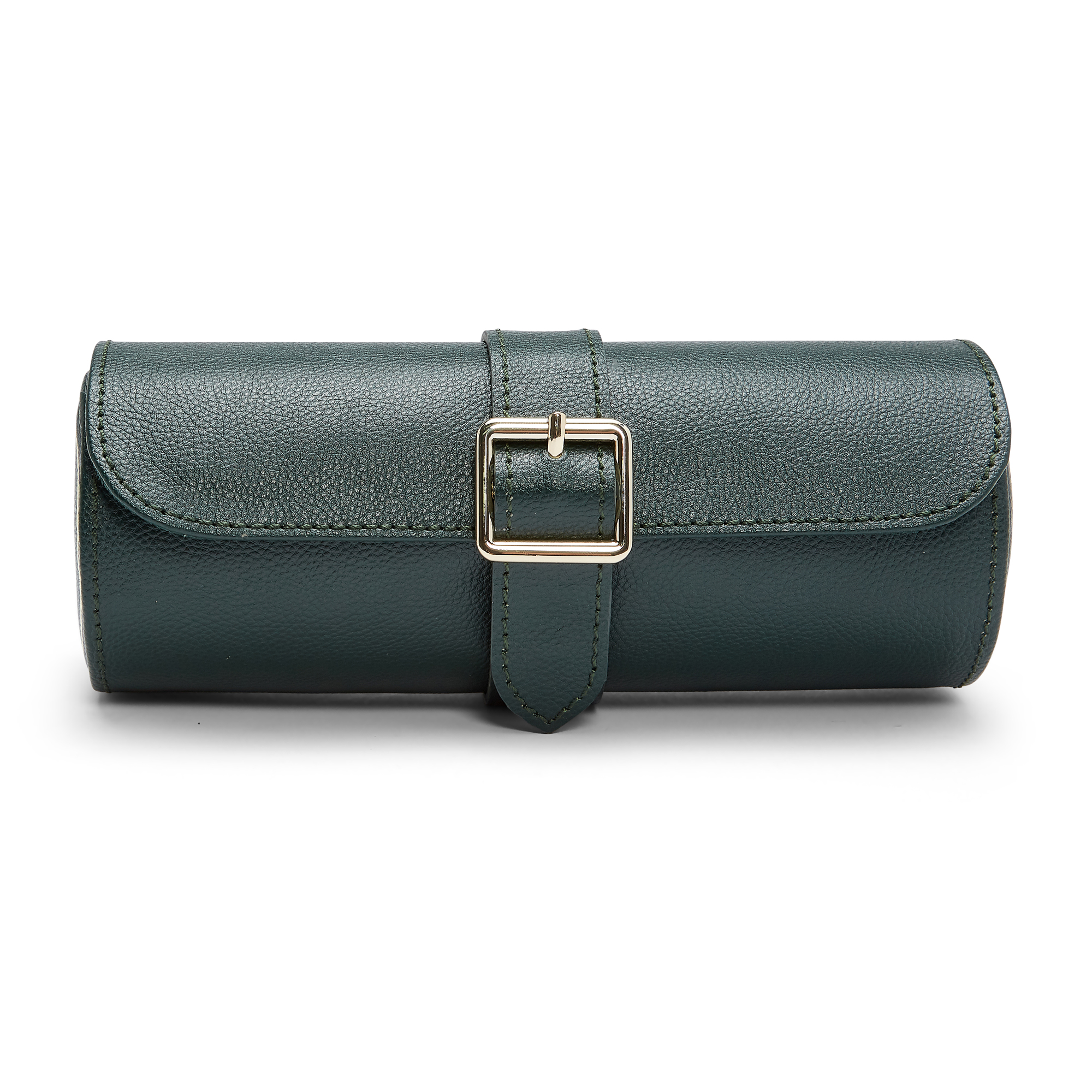 Wolf British Racing Green Triple Watch Roll