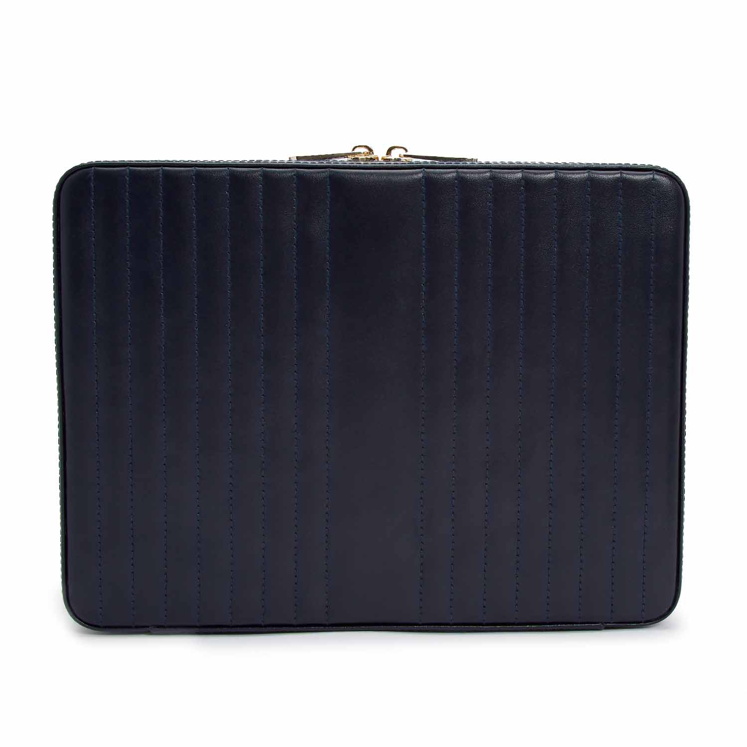 Wolf Maria Navy Large Zip Jewelry Case