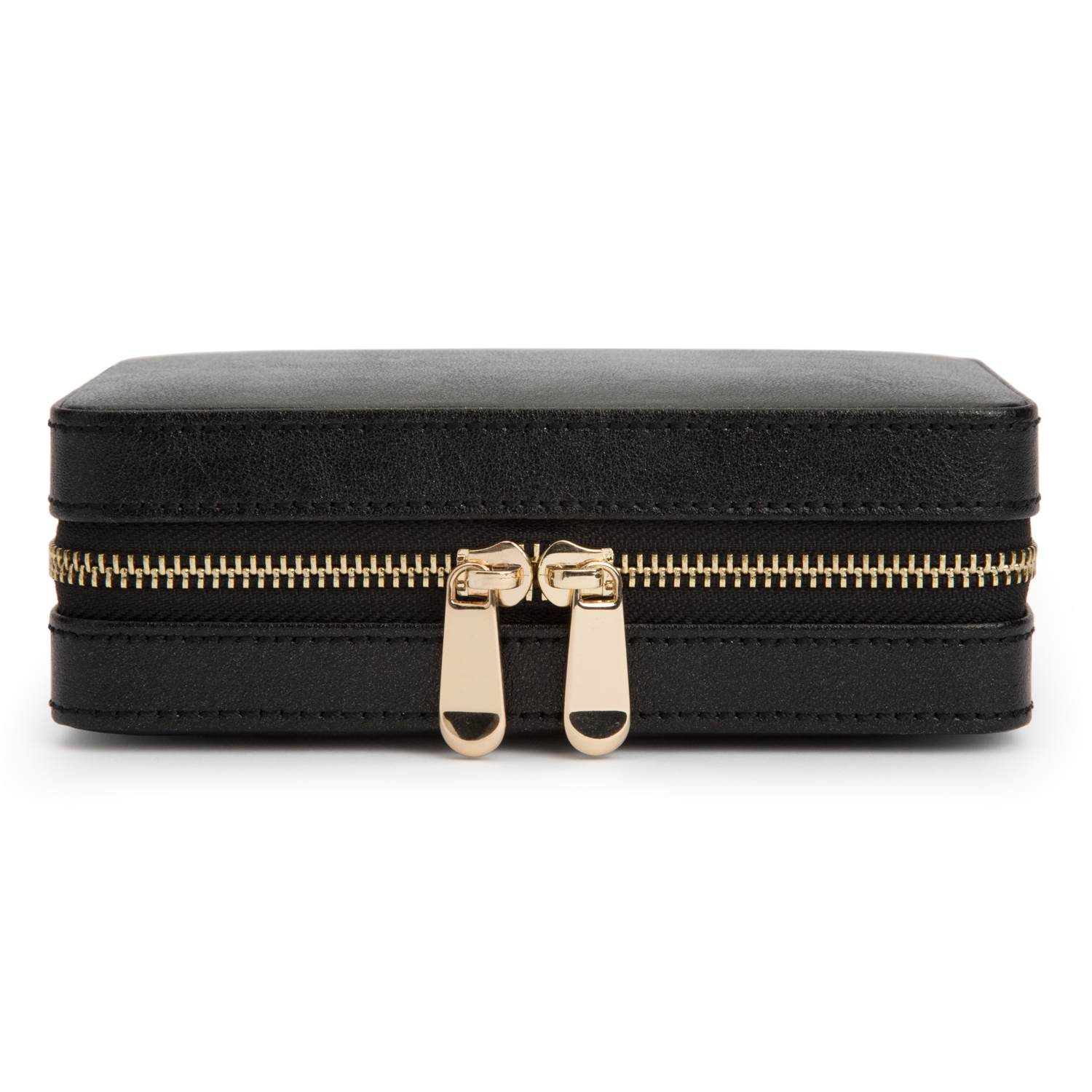 Wolf Palermo Black Anthracite Zip Jewelry Case