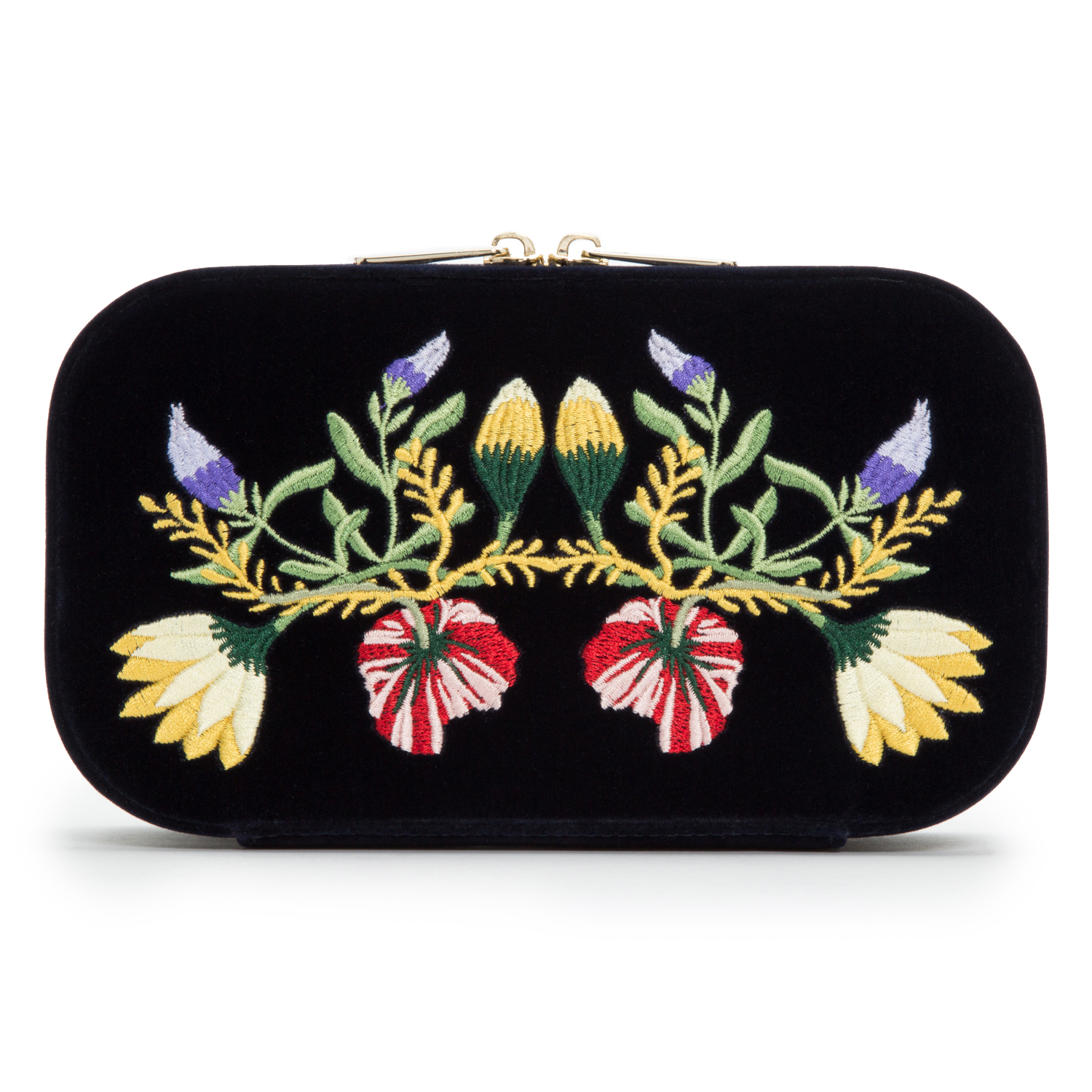 Wolf Zoe Indigo Travel Zip Case