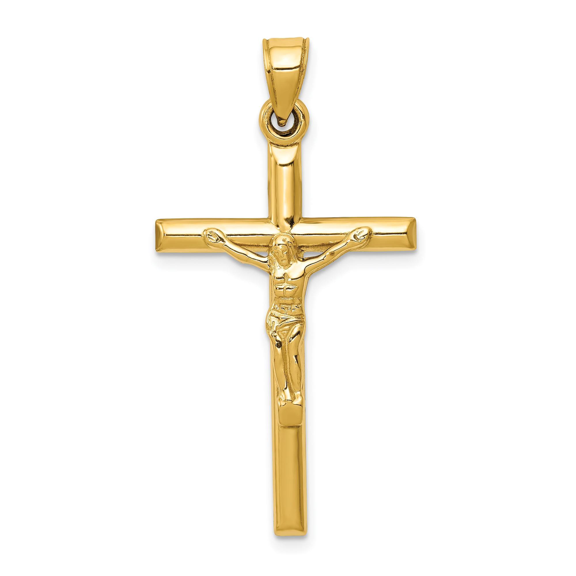 Yellow Gold Crucifix Pendant