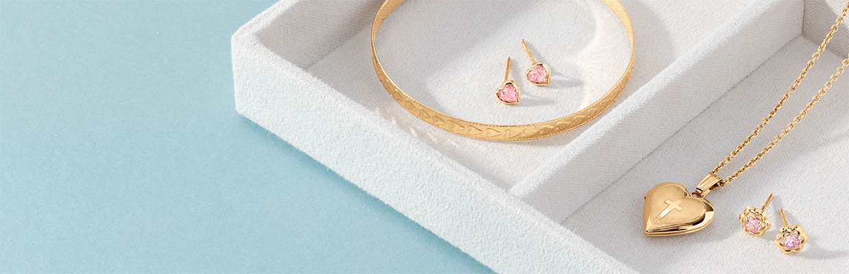 Gold Hoop Earrings - 2x20mm