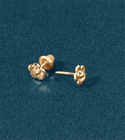 Gold Hoop Earrings - 2x30mm