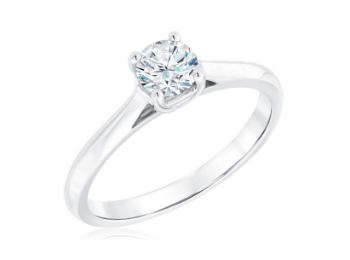 Exclusive REEDS Signature Round Diamond Solitaire Engagement Ring 1/2ct