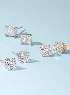 Solitaire Diamond Studs