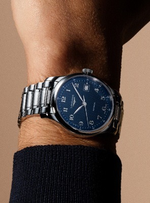 Longines Master Collection Watches Longines Master Collection automatic dress watch with moonphase dial
