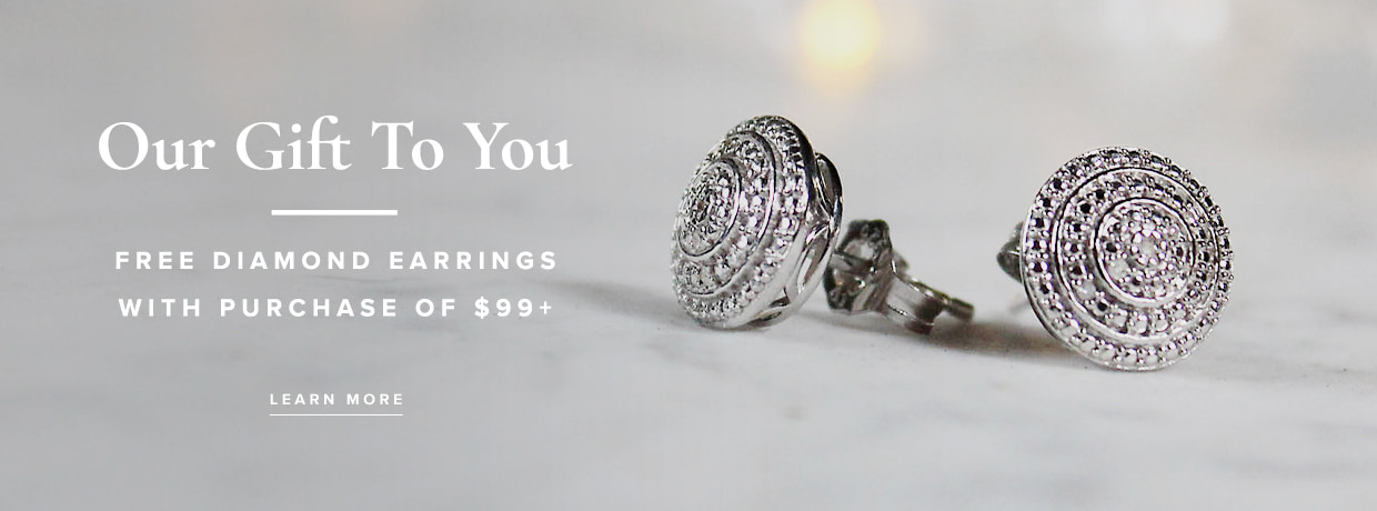 Free Earrings With a purchase over $99