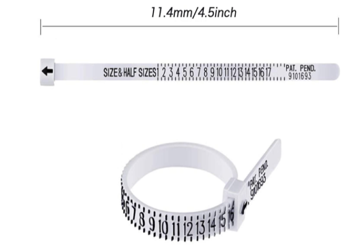 How to Measure Ring Size: Ring Size Chart + Free Ring Sizer