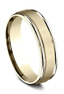 Men's Yellow Gold Wedding Bands