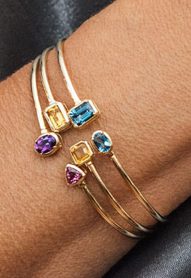 Trendy Gemstone Jewelry