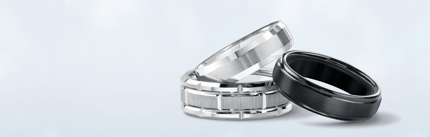 Men's Tungsten Carbide Wedding Bands